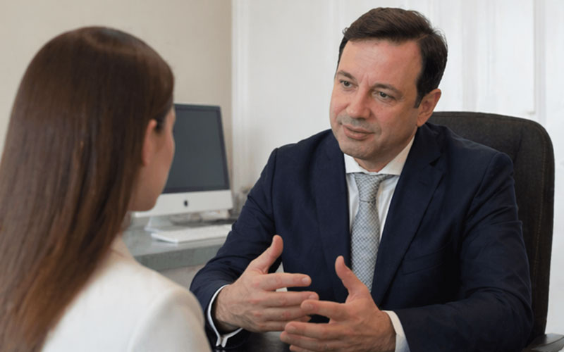 Blepharoplasty consultation