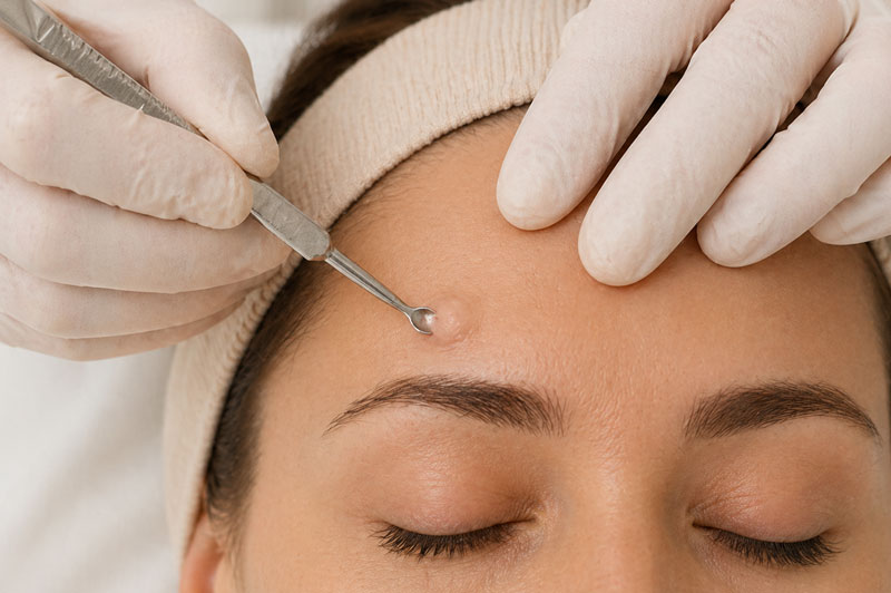 Direct osteoma removal consultation