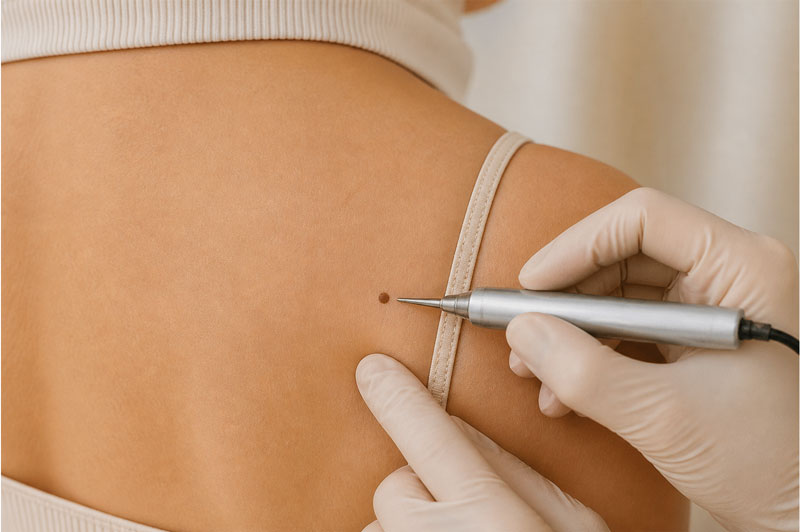 Mole removal consultation