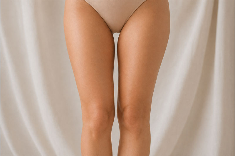 Thigh liposuction consultation